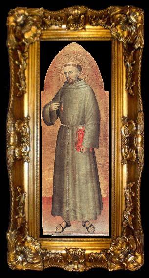 framed  GIOVANNI DA MILANO St Francis of Assisi sh, ta009-2